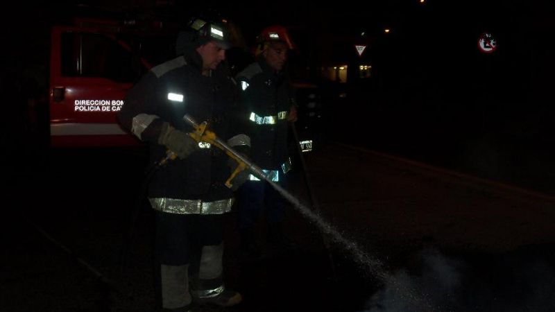 Piquete frente a la casa del ex gobernador Brizuela del Moral