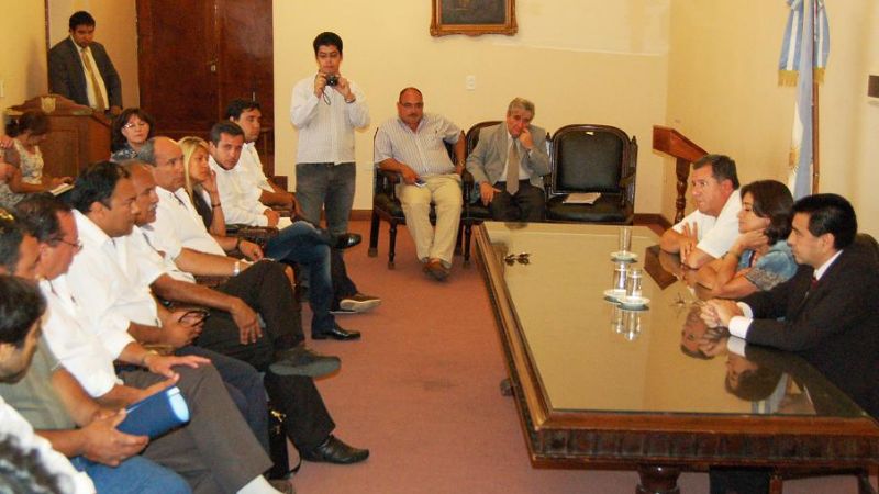 Corpacci recibió a los promineros