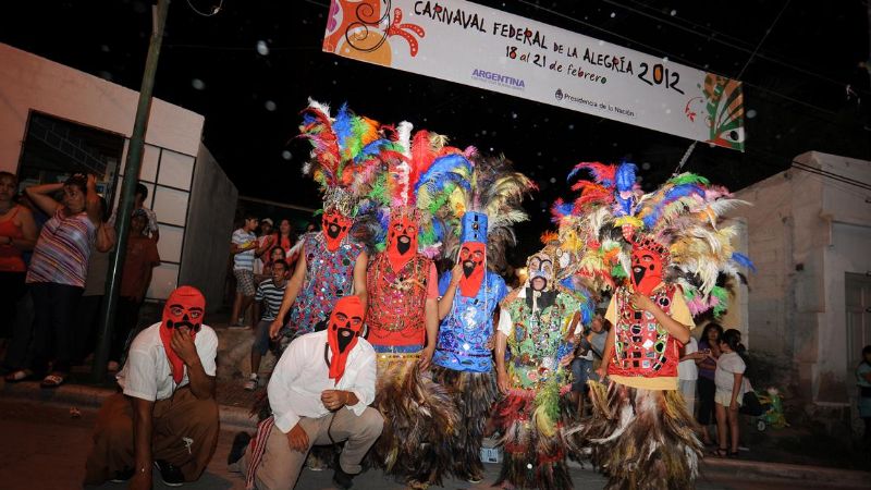 El color de los carnavales federales de la alegría