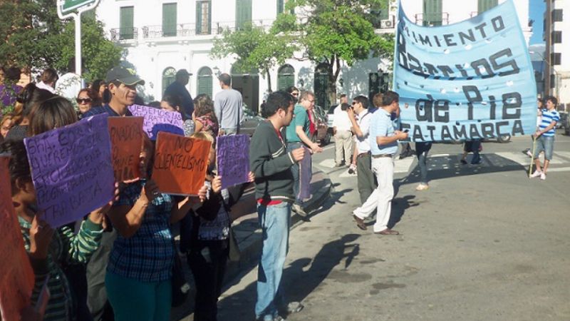 Movimiento de vecinos pidió por los Argentina Trabaja