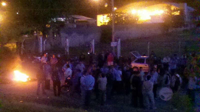 Protesta y paro de choferes que reclaman deuda