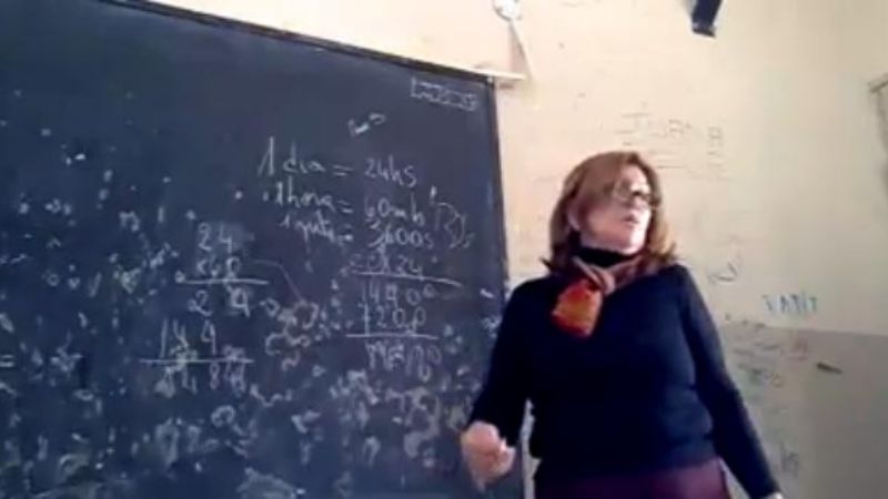 Repercusión  nacional por la maestra catamarqueña que no sabe multiplicar