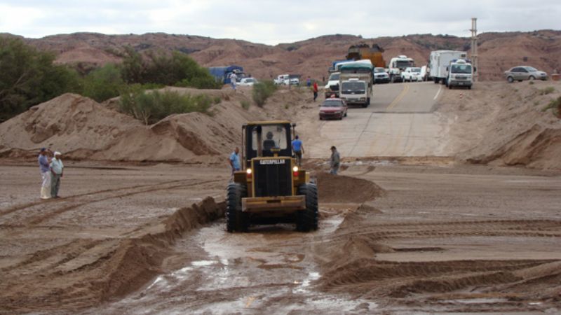 Rutas dañadas por el temporal