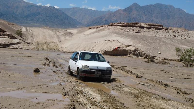 Ya se puede cruzar a las Termas de Fiambalá