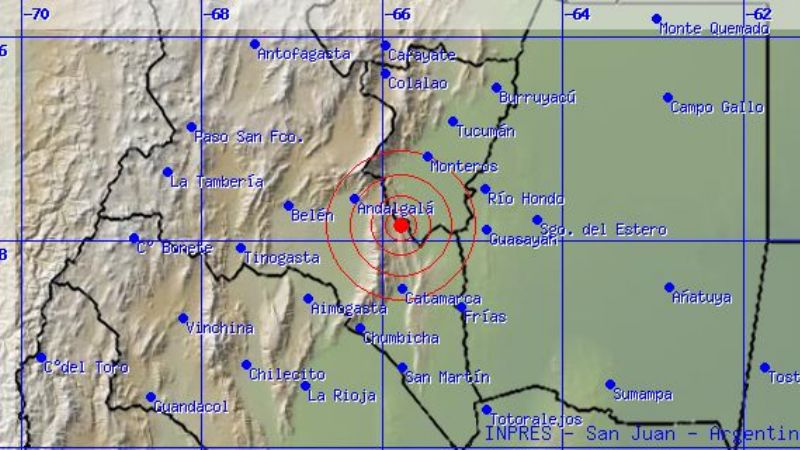 Sismo cerca de la Capital