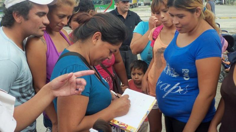 Cortaron avenida por los vales Profamilia