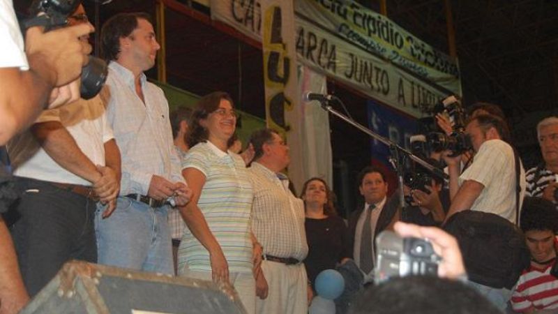 Los kirchneristas festejaron el año de su triunfo