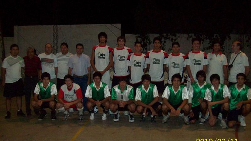 El preseleccionado de voley en Pomán