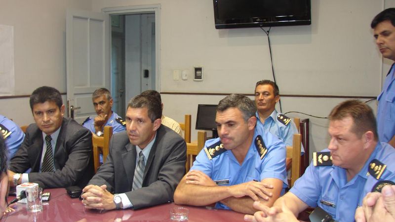 Fuerte apoyo de la cúpula policial a los efectivos detenidos