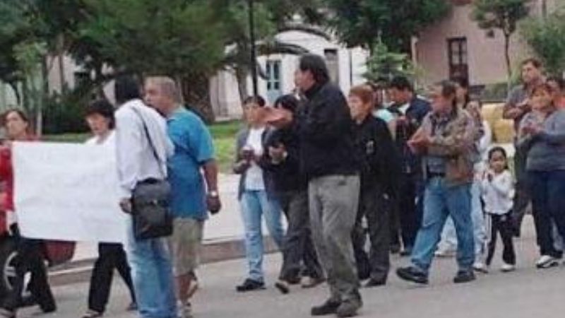 Marcha en La Merced por el asesinato de dos hermanas