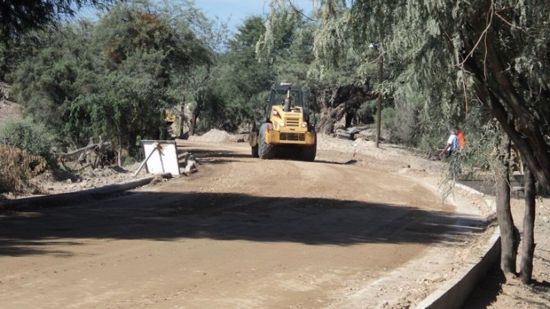 Vecinos de Las Mojarras renuevan sus esperanzas con los trabajos en la ruta 40