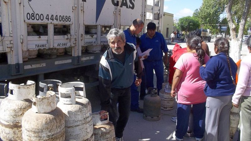 Las garrafas sociales llegaron a San José