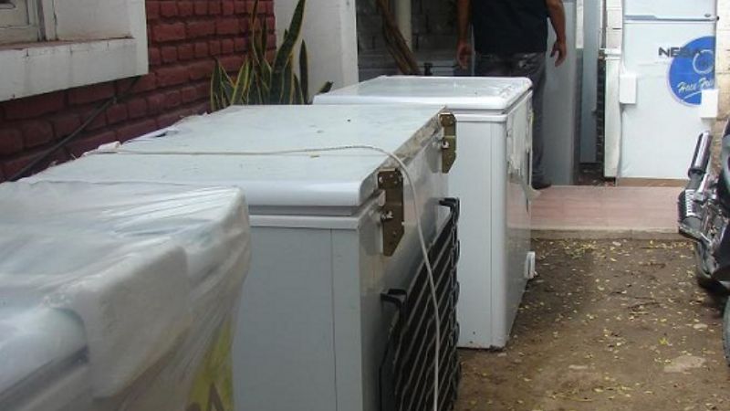 Secuestran heladeras y freezers robados de Neba