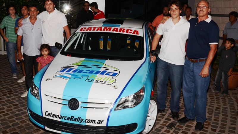 Los Nicola con \"chiche\" nuevo para largar el Rally Argentino