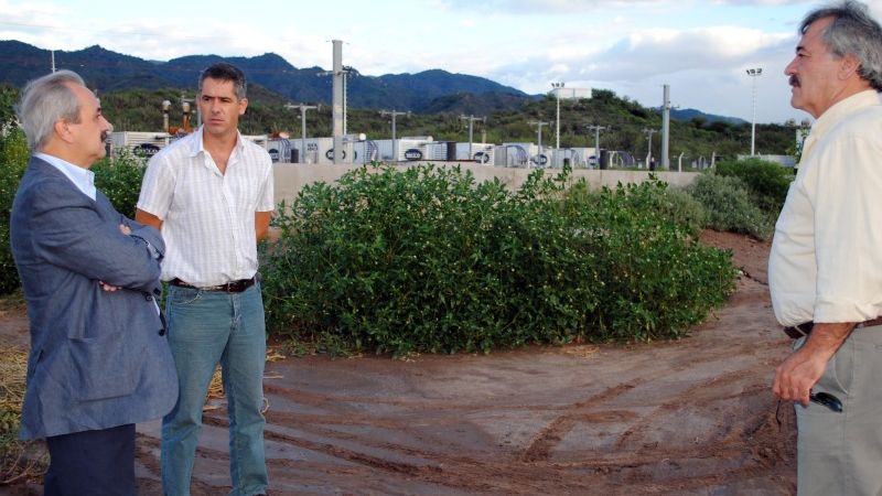 El ministro de Servicios Públicas inspeccionó obras de agua