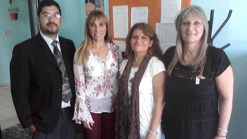 Supervisores de la provincia en la Escuela Municipal de Santa María