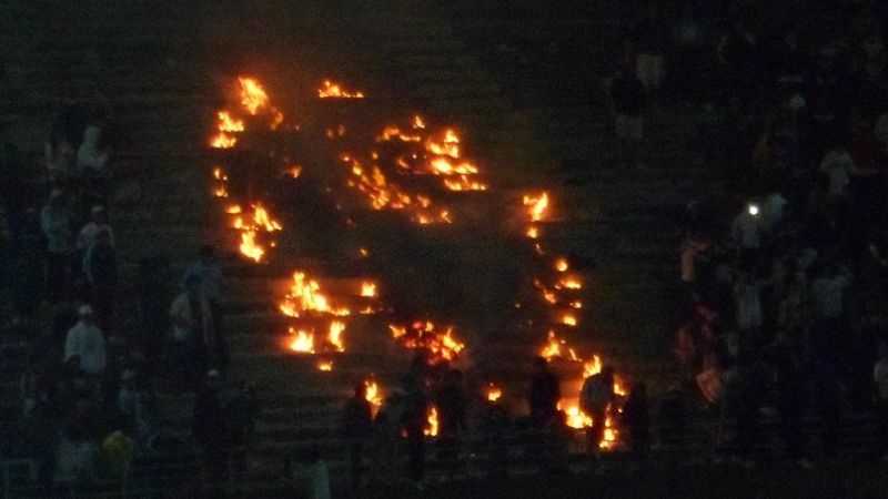 Repaso en imágenes de los incidentes y festejo foráneo