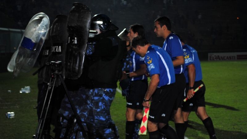 Repaso en imágenes de los incidentes y festejo foráneo