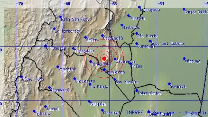 Sismo en la Sierra de Ambato