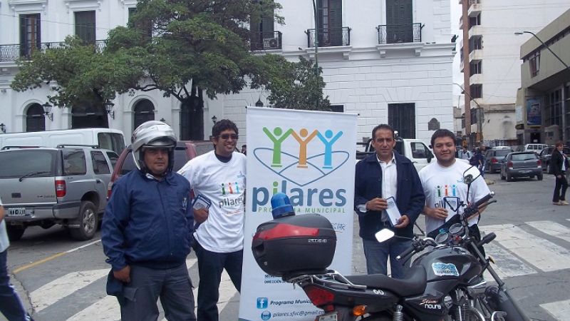 Campaña de tránsito en el casco céntrico