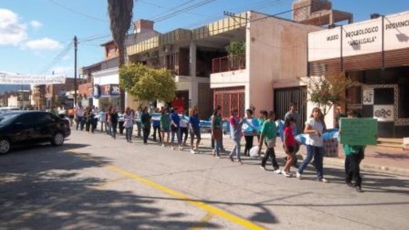 En Andalgalá también hubo marcha