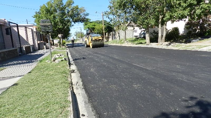 Adelantos en el plan de pavimentación de la Capital