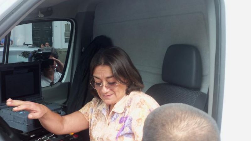 La Policia Federal colabora con un movil de alta tecnologia