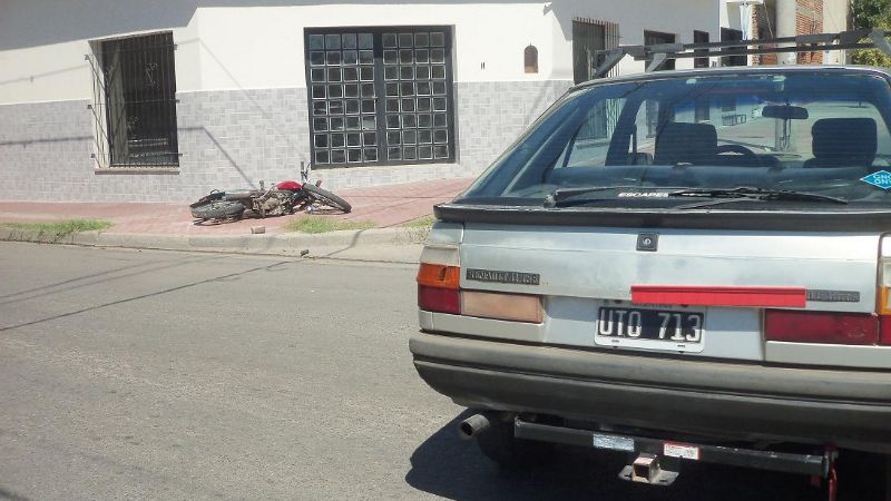 Joven herido en accidente de tránsito