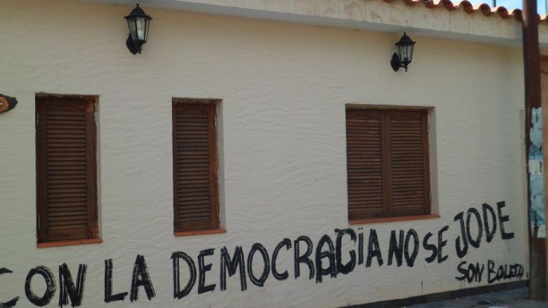 Pintaron la casa de Ponce de León y atentaron contra Pinela