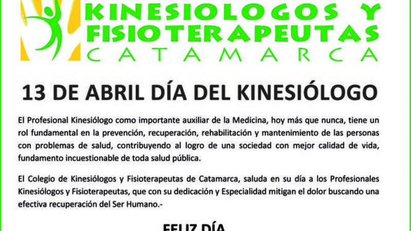 Kinesiólogos festejan su día