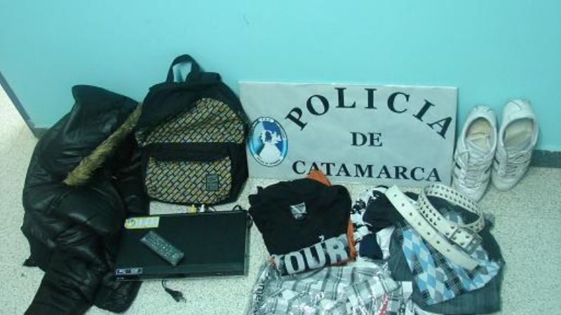 Recuperan elementos robado