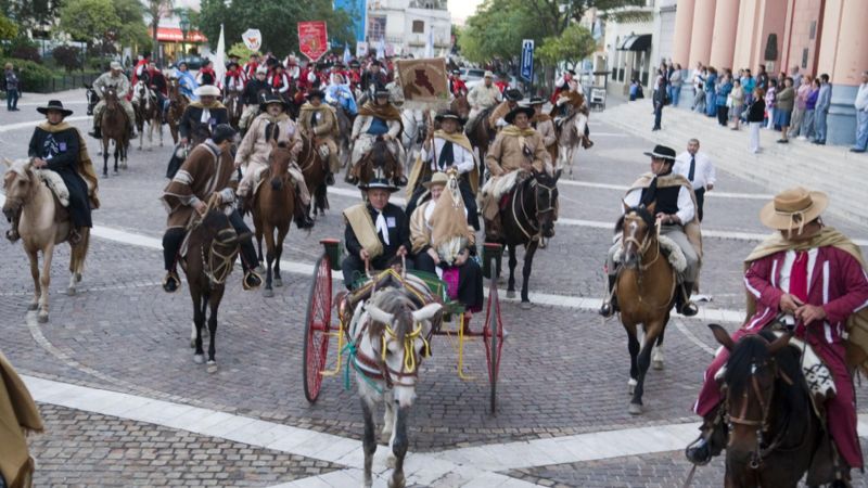 Se realizó el Homenaje de los Gauchos a la Virgen del Valle
