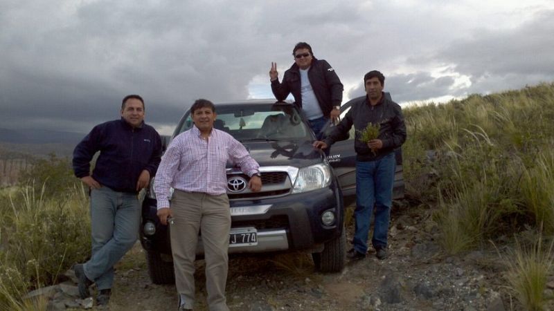 Andersch recorrió localidades serranas