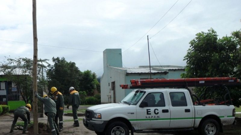 La EC SAPEM normaliza distribución de energía en el barrio 120 VV Norte  