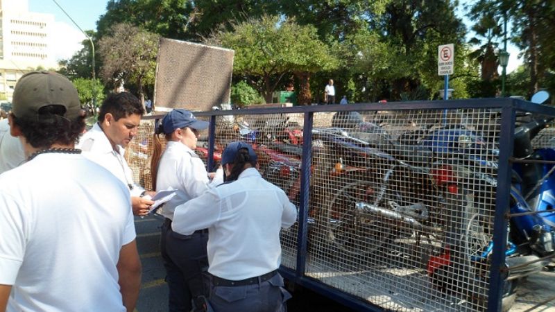 Más motos al corralón