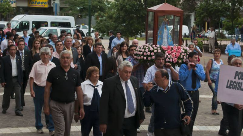 La Cámara de Senadores rindió homenaje a la Virgen del Valle
