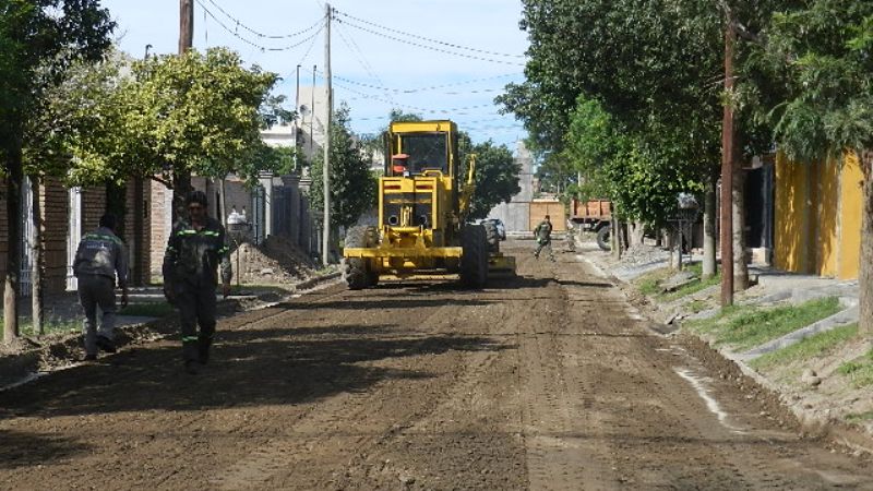 Más calles pavimentadas en la ciudad