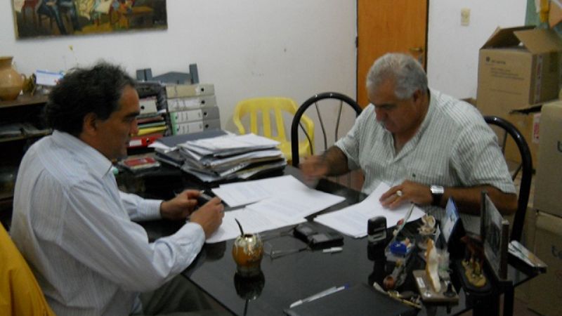 Se firmaron convenios para la construcción de viviendas 