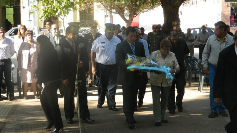 En Tinogasta también hubo homenaje a los caídos en Malvinas
