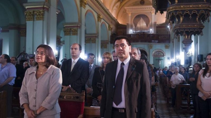 La Gobernadora y sus funcionarios homenajearon a la Virgen