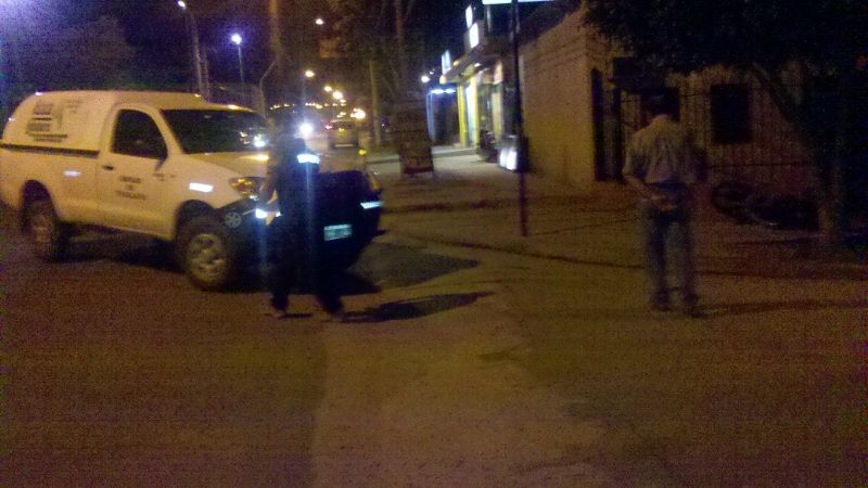 Una camioneta chocó con una moto