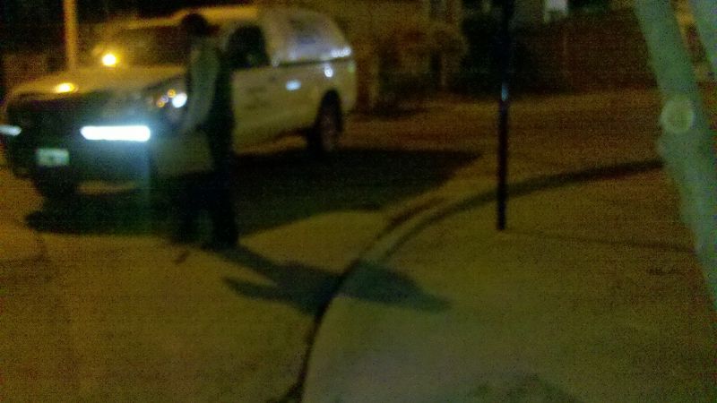 Una camioneta chocó con una moto