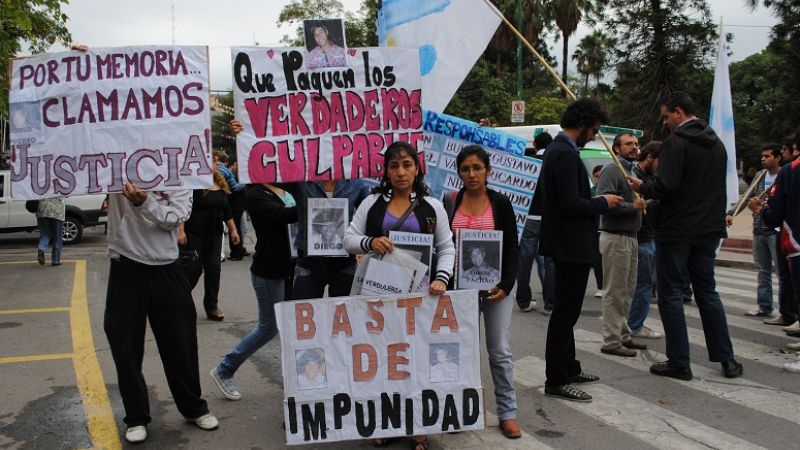 Familiares de desaparecidos y de Diego Pachao dijeron presentes