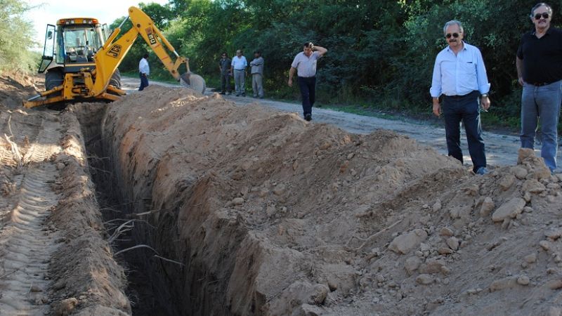 A  buen ritmo avanza la obra del acueducto Cortaderas-Lavalle