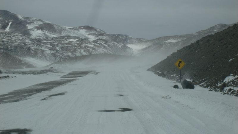 El Paso de San Francisco sigue cerrado en el sector chileno