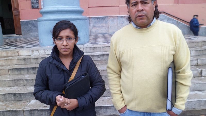 Familiares de Pachao se suman a la movilización de FAVIATCA