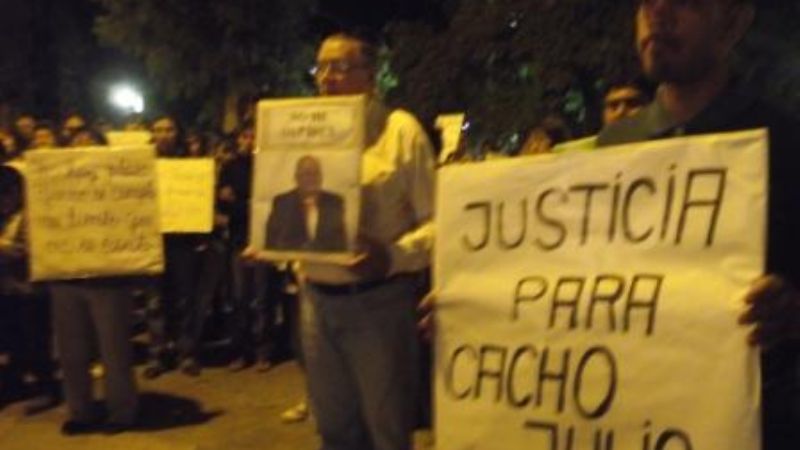 Funcionarios de Santa María se sumaron al pedido de justicia por Cacho