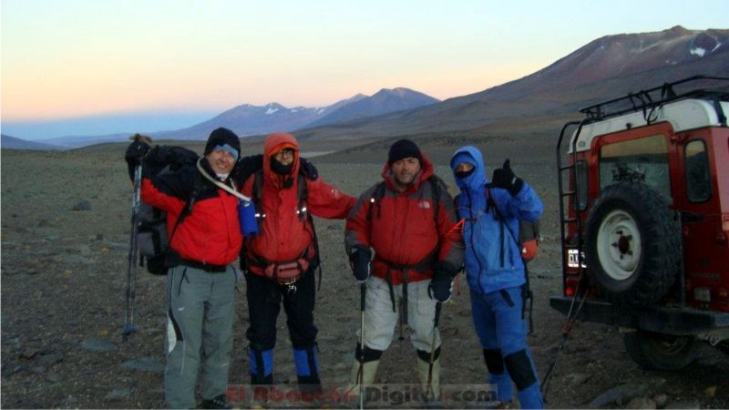 Andinistas hicieron cumbre en el Cerro San Francisco