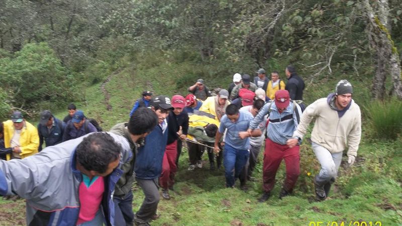Rescataron al hombre perdido en Aconquija