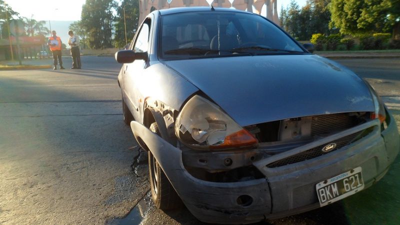 Motociclista lesionado en Banda de Varela